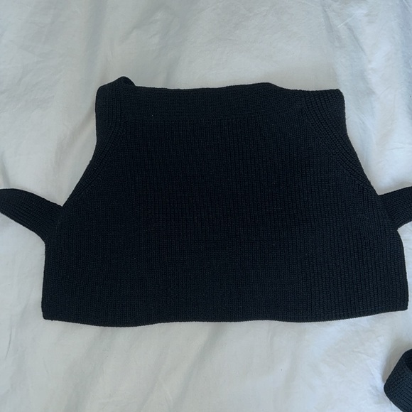 Aritzia Wilfred Knit Tie Back Top - Picture 4 of 6